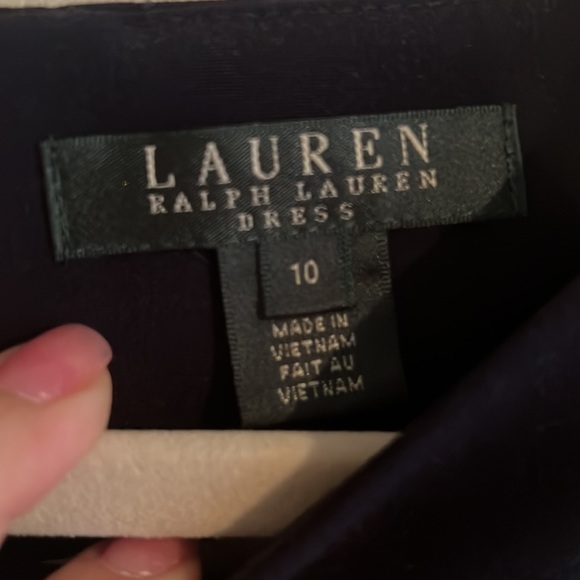 Lauren Ralph Lauren Color Block Shift Dress Sz. 10 Orange, Blue and Cream. - Picture 4 of 6